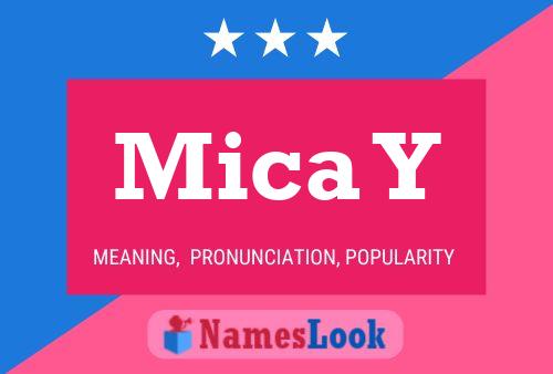 Mica Y Name Poster