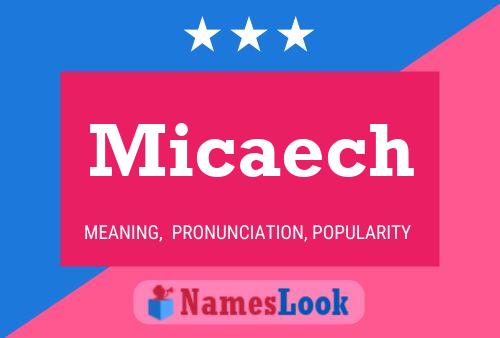 Micaech Name Poster