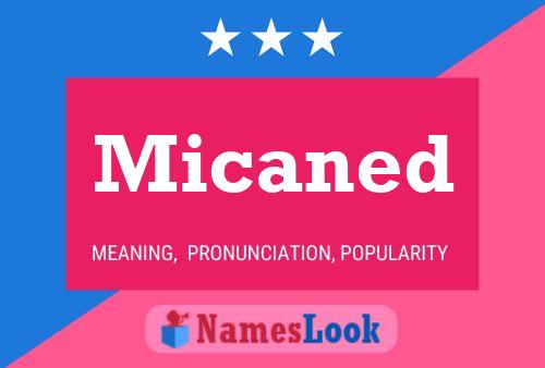 Micaned Name Poster