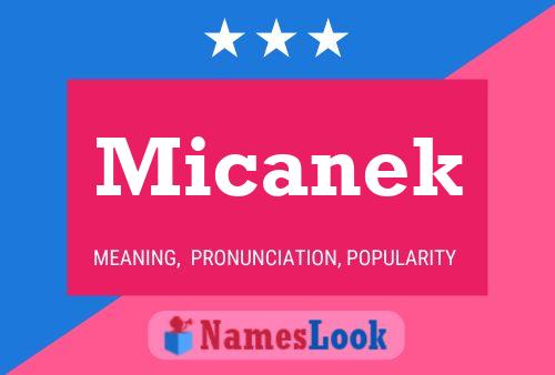 Micanek Name Poster