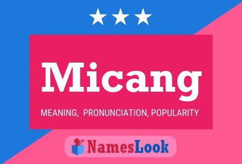 Micang Name Poster