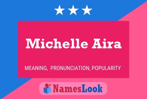 Michelle Aira Name Poster