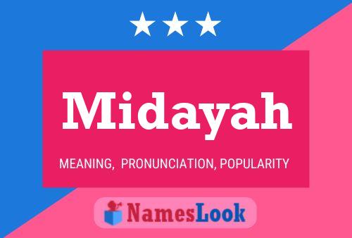 Midayah Name Poster