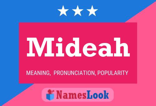 Mideah Name Poster