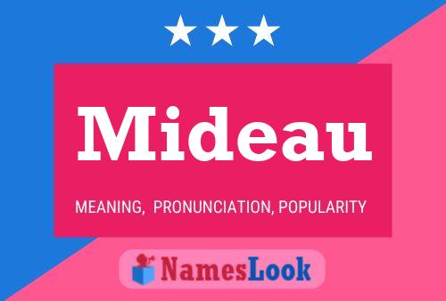 Mideau Name Poster