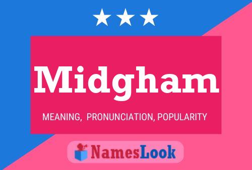 Midgham Name Poster