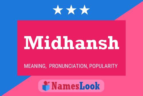 Midhansh Name Poster