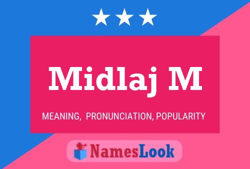 Midlaj M Name Poster