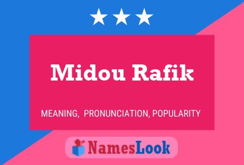 Midou Rafik Name Poster