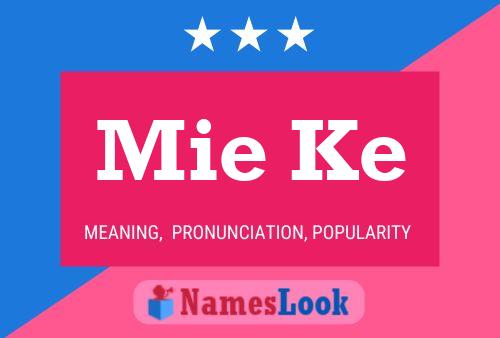 Mie Ke Name Poster