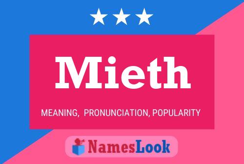 Mieth Name Poster