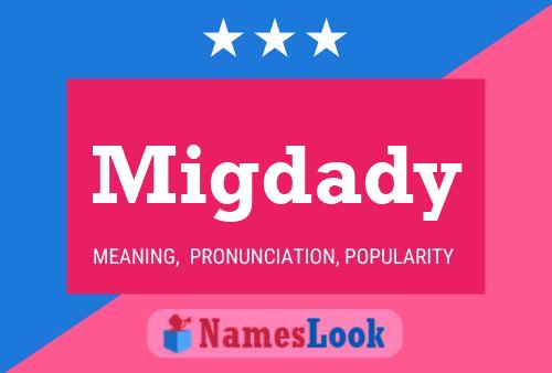 Migdady Name Poster