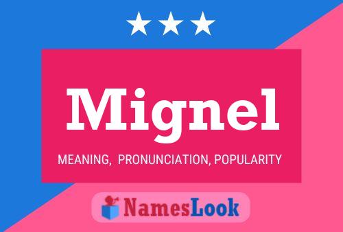 Mignel Name Poster