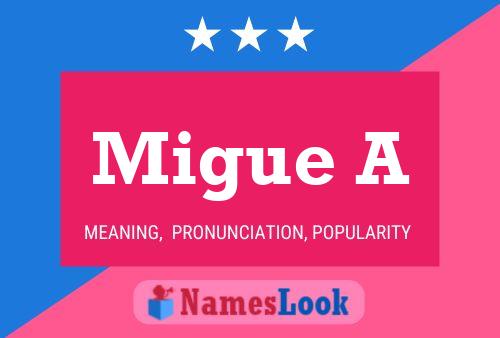 Migue A Name Poster