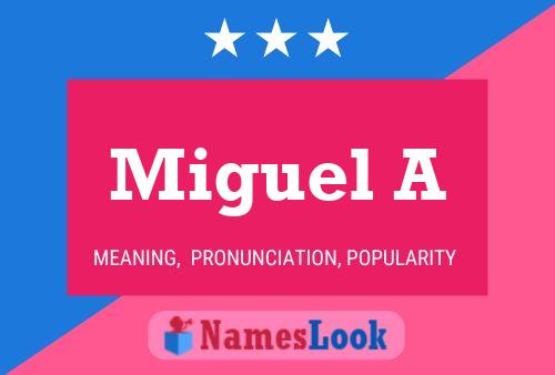 Miguel A Name Poster