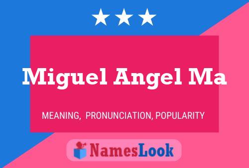 Miguel Angel Ma Name Poster