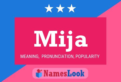 Mija Name Poster