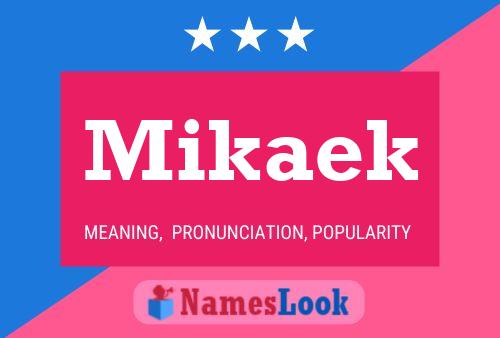 Mikaek Name Poster