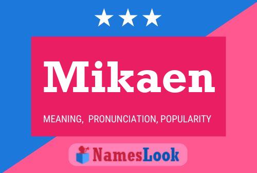 Mikaen Name Poster