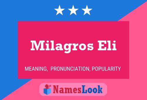 Milagros Eli Name Poster