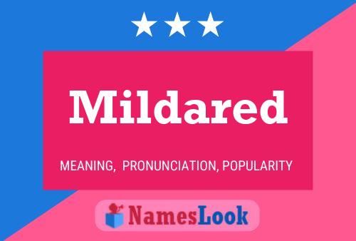 Mildared Name Poster