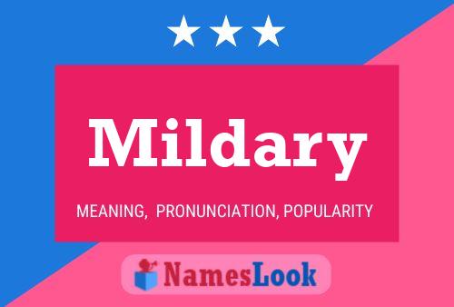 Mildary Name Poster