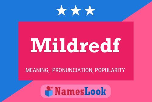 Mildredf Name Poster