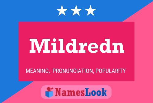 Mildredn Name Poster