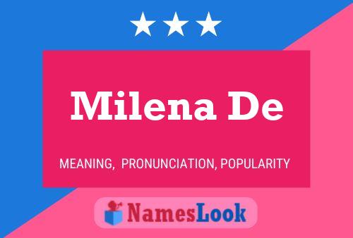 Milena De Name Poster