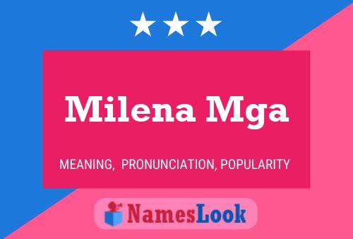 Milena Mga Name Poster