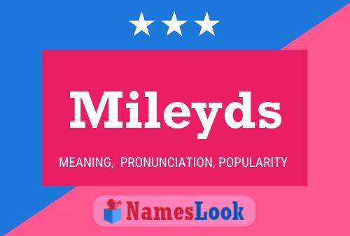 Mileyds Name Poster