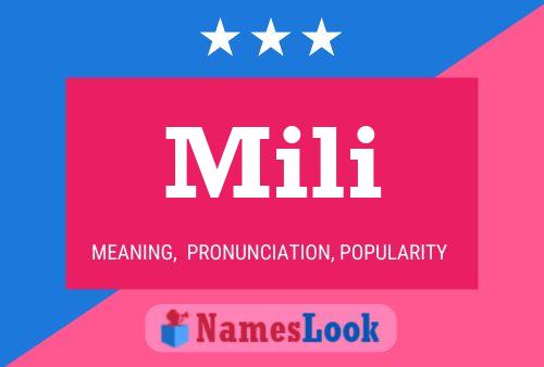 Mili Name Poster