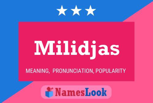 Milidjas Name Poster