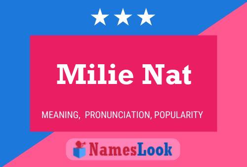 Milie Nat Name Poster