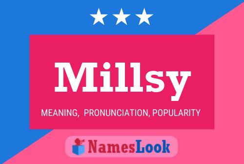 Millsy Name Poster