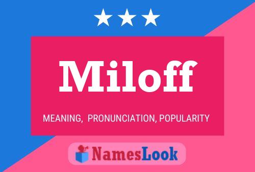 Miloff Name Poster