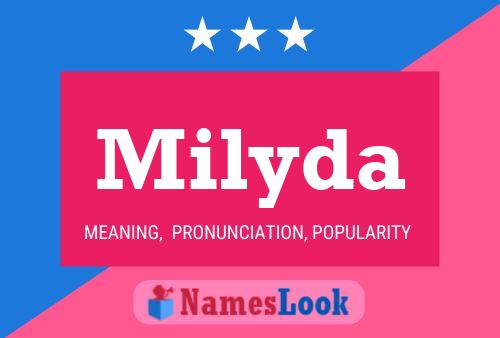 Milyda Name Poster