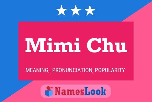 Mimi Chu Name Poster