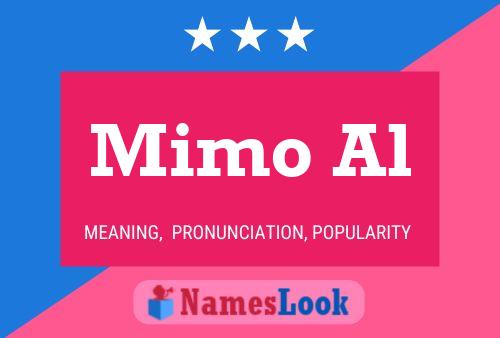 Mimo Al Name Poster