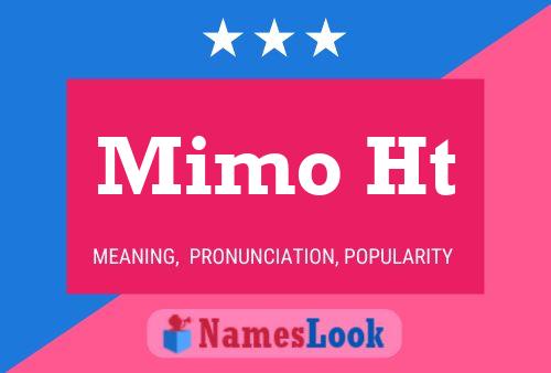 Mimo Ht Name Poster