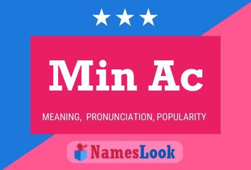 Min Ac Name Poster