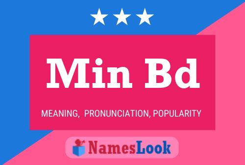 Min Bd Name Poster