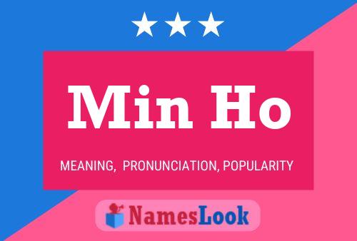 Min Ho Name Poster