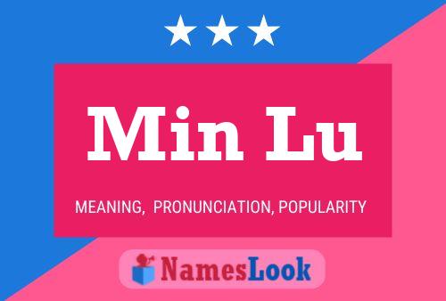 Min Lu Name Poster