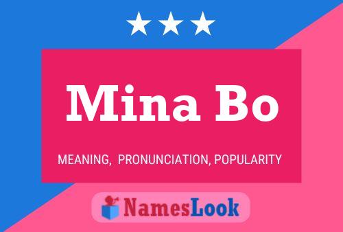 Mina Bo Name Poster