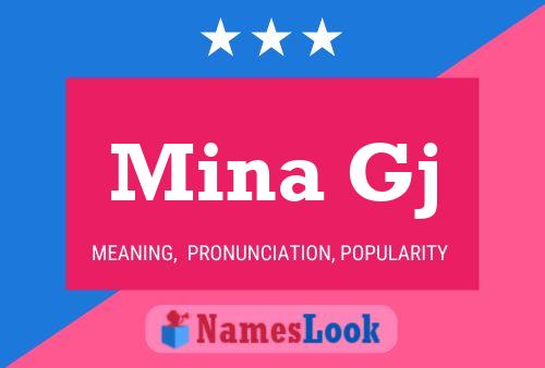 Mina Gj Name Poster