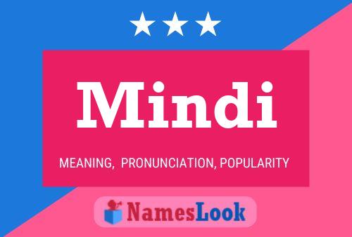 Mindi Name Poster