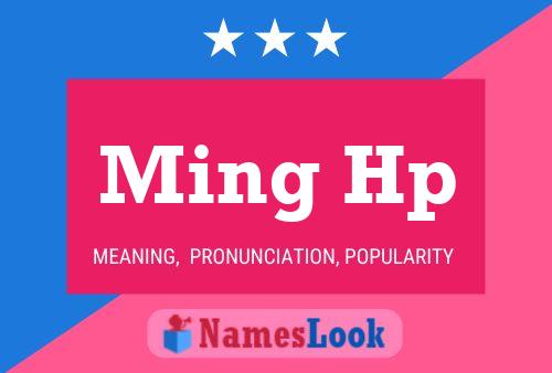 Ming Hp Name Poster