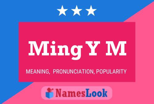 Ming Y M Name Poster