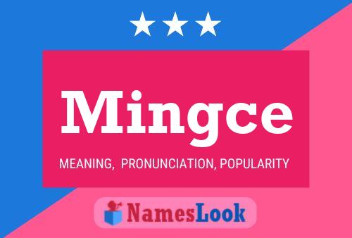 Mingce Name Poster